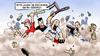 Cartoon: Hooligan-Terror (small) by Harm Bengen tagged terrorist,islamist,hooligans,nazis,rechts,em,europameisterschaft,fussball,patriotismus,nationalismus,islamismus,gewalt,schlägerei,harm,bengen,cartoon,karikatur
