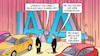 Cartoon: IAA 2021 (small) by Harm Bengen tagged iaa,2021,automobilausstellung,münchen,suv,elektromobilität,kabel,harm,bengen,cartoon,karikatur