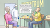 Cartoon: Johnson und Johnson (small) by Harm Bengen tagged johnson,priorisierung,aufgehoben,impfzentrum,impfstoff,handy,alter,harm,bengen,cartoon,karikatur