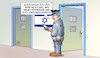 Cartoon: Netanjahu-Büro (small) by Harm Bengen tagged glückwunsch,wahl,netanjahu,büroräume,bezugsfertig,gefängnis,knast,prozess,harm,bengen,cartoon,karikatur