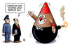 Cartoon: NPD-Verbot (small) by Harm Bengen tagged npd,verbot,nazis,rechtsextremisten,rechtsterroristen,verfassungsschutz,bka,bundeskriminalamt,polizei,polizist,vleute,bombe,waffen,terror