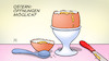 Cartoon: Oster-Öffnungen (small) by Harm Bengen tagged ostern,öffnungen,ei,eierbecher,corona,beschränkungen,frühstück,harm,bengen,cartoon,karikatur