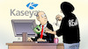 Cartoon: Ransomware (small) by Harm Bengen tagged ransomware,kaseya,hacker,cybercrime,erpressung,vorhängeschloss,schlüssel,computer,harm,bengen,cartoon,karikatur