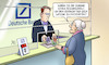 Cartoon: Razzia Dt. Bank (small) by Harm Bengen tagged razzia,deutsche,bank,scheine,verschmuddelt,dreck,verdacht,geldwäsche,panama,papers,susemil,harm,bengen,cartoon,karikatur