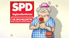 Cartoon: SPD-Bachelorette (small) by Harm Bengen tagged spd,regionalkonferenz,parteivorsitz,bachelorette,auswahl,rose,oma,alte,tante,harm,bengen,cartoon,karikatur