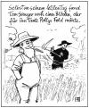 Cartoon: Tom Sawyer (small) by Harm Bengen tagged tom sawyer tod death