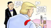Cartoon: Trump-Sessions-CNN (small) by Harm Bengen tagged trump,usa,sessions,cnn,justizminister,kellner,ober,essen,nachtisch,reporter,kannibale,harm,bengen,cartoon,karikatur