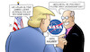 Cartoon: USA auf dem Mond (small) by Harm Bengen tagged astronauten,nasa,mond,trump,mauer,militärs,wissenschaftler,maurer,raumfahrt,usa,harm,bengen,cartoon,karikatur