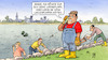 Cartoon: Wärmepumpennachfrage (small) by Harm Bengen tagged wärmepumpen,wasserpumpen,handy,hochwasser,überschwemmungen,energiewende,klimawandel,harm,bengen,cartoon,karikatur