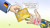 Cartoon: Waffen-Goldkarte (small) by Harm Bengen tagged waffen,goldkarte,kreditkarte,kaufen,deutschland,russland,ukraine,krieg,harm,bengen,cartoon,karikatur