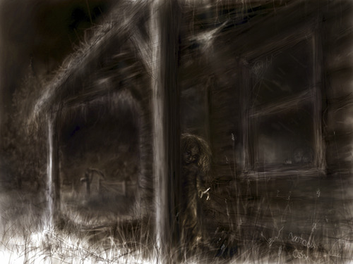 Cartoon: haunted house (medium) by nootoon tagged haunted,ghost,kids,nootoon,illustration