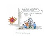 Cartoon: Falsche Bekämpfungsmethoden (small) by mandzel tagged impfungen,impfgegner,corona,spahn,deutschland,chaos,bekämpfungsstrategien