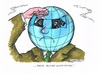 Cartoon: Gefahren im Auge (small) by mandzel tagged is,ebola,globus,gefahr,tod