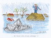Cartoon: Katastrophal (small) by mandzel tagged trump,klimavertrag,usa,texas,überschwemmung,dauerregen,hurrikan