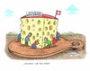 Cartoon: Löchriges CH-Bankgeheimnis (small) by mandzel tagged schweiz,banken,namensveröffentlichungen,steuersünder,finanzen,bankgeheimnis