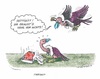 Cartoon: Neuer großer Fleischskandal (small) by mandzel tagged fleischskandal,geier,hollandimporte