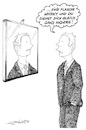 Cartoon: Spiegelbild (small) by mandzel tagged aussehen,alkohol,spiegelbild