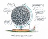Cartoon: Überbevölkerung (small) by mandzel tagged bevölkerungszuwachs,nahrung,energieverbrauch,wasserbedarf,lebensraum