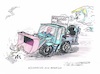 Cartoon: Verschärfung des Nahost-Problems (small) by mandzel tagged netanjahu,israel,trump,siedlungsbau,rückenwind,usa,palästinensergebiete