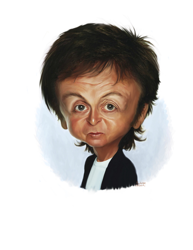 Cartoon: Paul McCartney (medium) by rocksaw tagged paul,mccartney