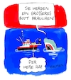 Cartoon: Der weise Hai (small) by Holga Rosen tagged hai,film,zitat