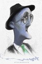 Cartoon: JAMES JOYCE (small) by allan mcdonald tagged literatura