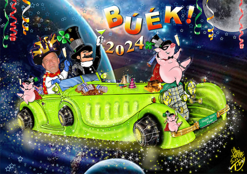Cartoon: BUEK 2024 (medium) by T-BOY tagged buek,2024