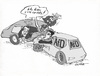 Cartoon: von rechts (small) by sobecartoons tagged politik,rechtsruck,crash,blechsschaden,unfair,schock,afd