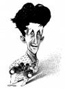 Cartoon: George Orwell (small) by Pohlenz tagged literature books author ireland dublin 1984