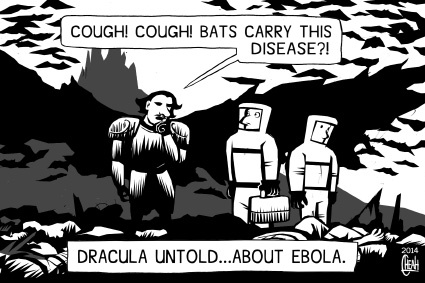 Cartoon: Ebola Dracula (medium) by sinann tagged ebola,dracula,untold