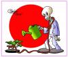 Cartoon: Bonsai (small) by Salas tagged bonsai skull tree suicide 
