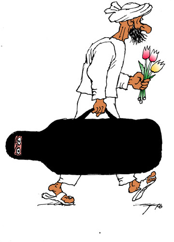 Cartoon: Woman Occasion (medium) by tunin-s tagged woman