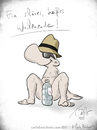 Cartoon: Schönes und heißes Wochenende (small) by Carlo Büchner tagged sommer,hitze,heiß,hot,summer,2014,urlaub,holliday,spaß,fun,sunglasses,sonnenbrille,hut,hat