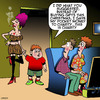 Cartoon: Charity cartoon (small) by toons tagged charity,christmas,xmas,prostitute,pocket,money,allowence,gifts