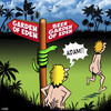Cartoon: Garden of Eden (small) by toons tagged adam,and,eve,garden,of,eden,beer