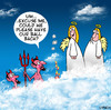 Cartoon: our ball back (small) by toons tagged religion,heaven,hell,god,angels,sport,ball,games