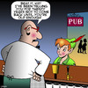Cartoon: Peter Pan (small) by toons tagged neverland,peter,pan,tinkerbell,underage,drinking,alcohol,fairy,tales,publican,refuded,entry