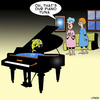 Cartoon: Piano Tuna (small) by toons tagged piano,music,fish,tuner