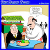 Cartoon: Salad bars (small) by toons tagged snail,pellets,salads,ground,pepper,restaurants,waiters
