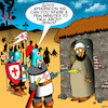 Cartoon: The Crusades (small) by toons tagged crusades,christian,vs,muslums,middle,east,conflict,bible,bashers,history