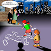 Cartoon: tough neighbourhood (small) by toons tagged hopscotch,tough,neighbourhood,chalk,outline,crime,scene,murder