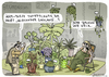 Cartoon: Gauland (small) by H Mercker tagged gauland,pflanzen,blumen,messe,racism