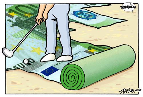 golf cartoon. Cartoon: Golf (medium) by
