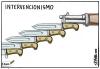 Cartoon: Intervencionismo (small) by jrmora tagged intervencionistas,belicistas,guerras,gobiernos