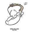 Cartoon: Robin Williams tribute (small) by omomani tagged hollywood robin williams