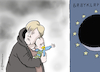 Cartoon: EU-Babyklappe (small) by Pfohlmann tagged weber,eu,europawahl,merkel,bundeskanzlerin,union,cdu,csu,kandidat,baby