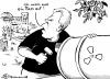 Cartoon: Fass auf! (small) by Pfohlmann tagged glos,michael,michel,wirtschaftsminister,atomausstieg,ausstieg,atompolitik,atommüll,fass,bierfass,anstich