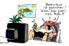 Cartoon: Nix Badeurlaub (small) by Pfohlmann tagged euro,2008,fußball,em,kroatien,deutschland