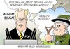 Cartoon: Aufständische (small) by Erl tagged afghanistan einsatz regierung erklärung schwarz gelb cdu csu fdp westerwelle seehofer querschüsse bayern