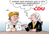 Cartoon: CDU Modernisierung (small) by Erl tagged cdu,modernisierung,zustimmung,großstadt,gering,zopf,alt,altmodisch,konservativ,modern,lebensform,ehe,partnerschaft,homoehe,homosexualität,patchworkfamilien